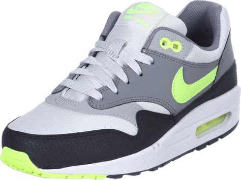 nike air max 1 youth gs schuhe grau neon gelb|Nike Air Max 1 .